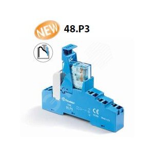 Модуль интерфейсный (сборка 40.31.7.024.0000 + 99.02.9.024.99 + 95.P3SPA), электромеханическое реле, 1CO 10A, контакты AgNi, питание 24В DC (чувствит.