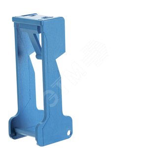 Пластиковая клипса-держатель для реле 40/44 Серии с розетками 95.03/95.05 синий