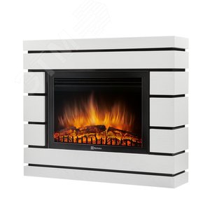 Портал для камина Moderno 25 шпон белый дуб