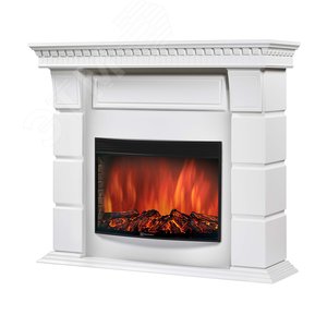 Портал для камина Elegante 25  шпон белый
