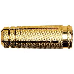 Анкер латунный MS 8х28 для винтов с метрической   резьбой