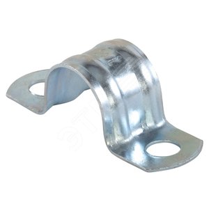 Скоба 14мм двухлапковая крепежная металл BSMD