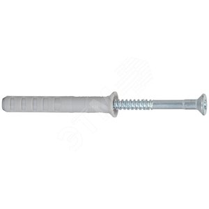 Дюбель-гвоздь 5х30/5 N S потайной бортик, нейлон (100шт)