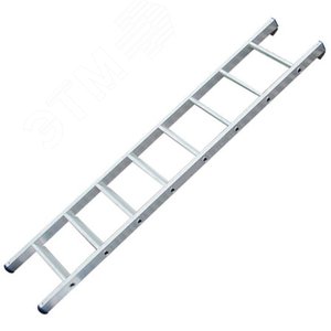Лестница приставная алюминиевая, 9 ступеней, H=257 см, вес 3.0 кг