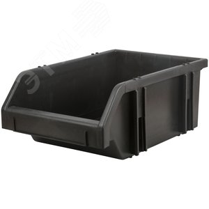 Лоток для крепежа пластиковый черный 190х310х490 мм