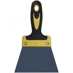 Шпатель фасадный ''Мастер'', пружинная колоризованная сталь, двухкомпонентная ручка, плоский 125 мм