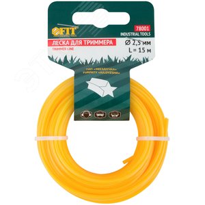 Леска для садовых триммеров ''Звездочка'' 2.5 мм х 15 м