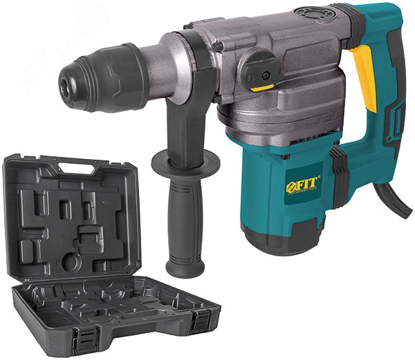 Перфоратор демонтажный 1400 Вт, 0-520 об/мин, 0-4100 уд/мин, 9 Дж, 2 реж., SDS-MAX, 6,65 кг, кейс