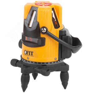 Уровень лазерный самоуспокаивающийся, зеленые лучи, горизонталь + 4 вертикали, диапазон 20 м, Li-Ion аккум., 2 уровня яркости, тренога, алюминиевый ке