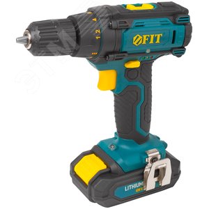 Дрель-Шуруповерт акк. 18.0 В, 0-450/1550 об/мин, 29.0 Нм, 2 (Li-Ion) 1.3 Ач, 1.5 ч., рез. накл., кейс