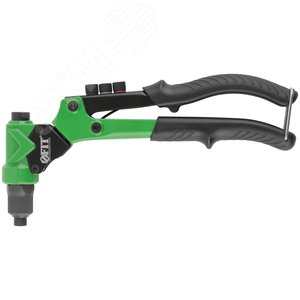 Заклепочник комбинированный Профи с поворотным механизмом 0-360 гр., для резьбовых заклепок М3-М6 и вытяжных заклепок 2.4-4.8 мм (270 мм), кейс