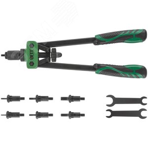 Заклепочник силовой двуручный Профи для резьбовых заклепок, М3-М10 (350 мм)