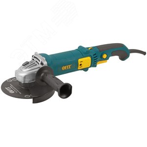Шлифмашина угловая 1400 Вт, 0-10000 об/мин, КлК 150 мм, тяж., армир.ротор, б/с щеток, 2,5 кг, коробка