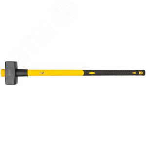 Кувалда кованая, фиброглассовая обратная усиленная ручка 900 мм, 4 кг