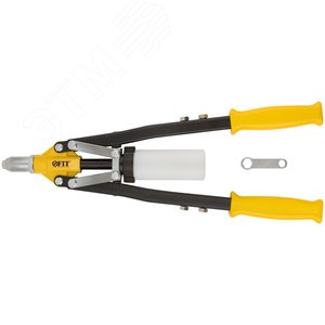 Заклепочник силовой двуручный, пластиковый контейнер 3.2-6.4 мм (440 мм)