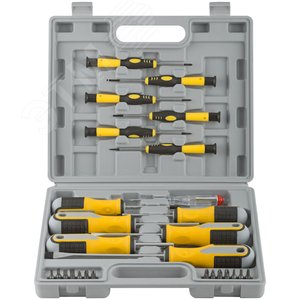 Отвертки ''Старт'' и биты CrV набор 27 штук в чемоданчике