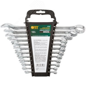 Ключи комбинированные в пластиковом держателе ''Хард'', набор 12 шт (6-22 мм)