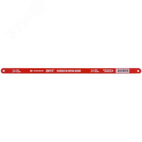 Полотно ножовочное по металлу 300 мм Профи Bi-Metal 24 ТPI (упак 10 шт)