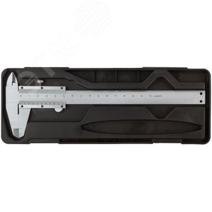 Штангенциркуль металлический нержавеющий 150 мм/ 0,02 мм (пластиковый кейс)