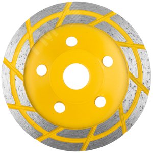 Диск алмазный шлифовальный, посадочный диаметр 22.2 мм, два ряда сегментов 125 мм