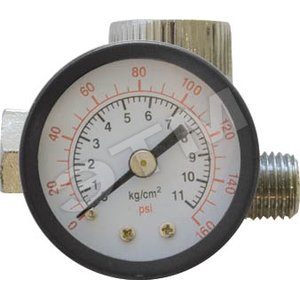 Регулятор подачи воздуха с манометром