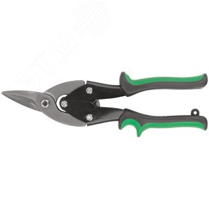 Ножницы по металлу усиленные CrV Профи, прорезиненные ручки, правые 250 мм