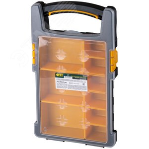 Ящик для крепежа (органайзер) 14'' (34 х 20 х 6 см) (съемные ячейки)