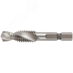 Сверло-Метчик комбинированное метрическое, быстрорежущая (HSS) сталь Р6М5, М10х1.5 мм, 26/59 мм
