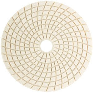 Круг алмазный гибкий шлифовальный АГШК (липучка), влажное шлифование, 125 мм, Р 100