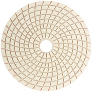 Круг алмазный гибкий шлифовальный АГШК (липучка), влажное шлифование, 125 мм, Р 400