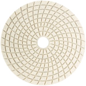 Круг алмазный гибкий шлифовальный АГШК (липучка), влажное шлифование, 125 мм, Р 50