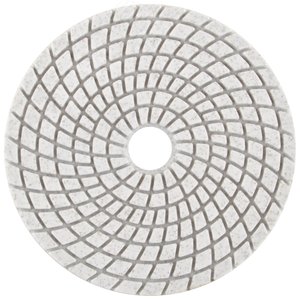Круг алмазный гибкий шлифовальный АГШК (липучка), влажное шлифование, 125 мм, Р1500