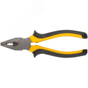 Плоскогубцы комбинированные ''Стайл'', мягкие прорезиненные ручки, молибденовое покрытие 180 мм