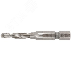 Сверло-Метчик комбинированное метрическое, быстрорежущая (HSS) сталь Р6М5, М5х0.8 мм, 17/56 мм