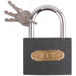 Замок навесной железный 75 мм