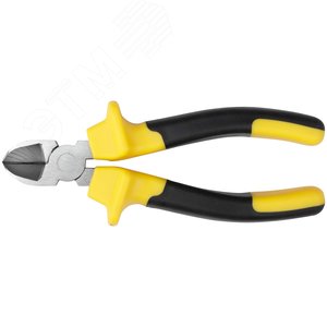 Бокорезы ''Старт'', черно-желтые прорезиненные ручки, хром-никелевое покрытие 165 мм