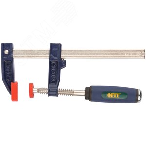 Струбцина тип ''F'' усиленная, мягкая ручка 50х150 мм