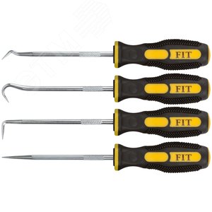 Набор монтажных захватов 4 шт, прорезиненные ручки