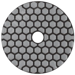 Круг алмазный гибкий шлифовальный АГШК (липучка), сухое шлифование, 100 мм, Р 800