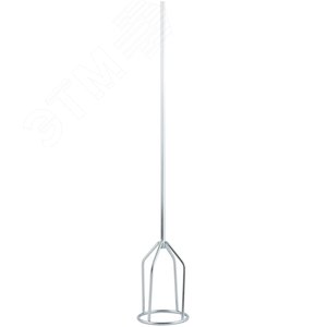 Миксер для строительных смесей повышенной вязкости оцинкованный 100х600 мм