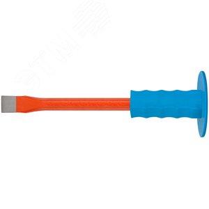 Зубило с квадратным резиновым протектором 250х16х23 мм