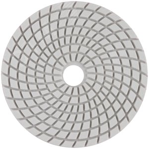 Круг алмазный гибкий шлифовальный АГШК (липучка), влажное шлифование, 100 мм, Р 400
