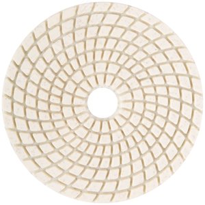Круг алмазный гибкий шлифовальный АГШК (липучка), влажное шлифование, 100 мм, Р 30