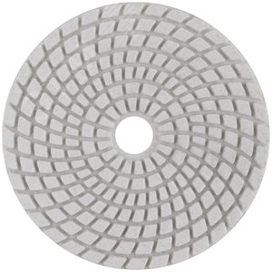 Круг алмазный гибкий шлифовальный АГШК (липучка), влажное шлифование, 100 мм, Р 100