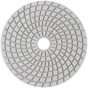Круг алмазный гибкий шлифовальный АГШК (липучка), влажное шлифование, 100 мм, Р 200