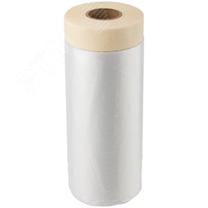 Пленка укрывная с клейкой лентой 10мкм 2100мм х15м