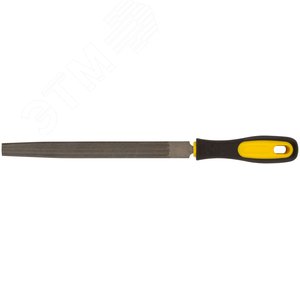 Напильник, прорезиненная ручка, полукруглый 200 мм