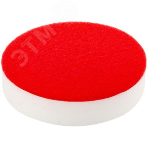 Круг полировальный поролоновый (липучка), мягкий поролон, Профи 125х30 мм