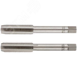 Метчики метрические, легированная сталь, набор 2 шт М10х1.25 мм