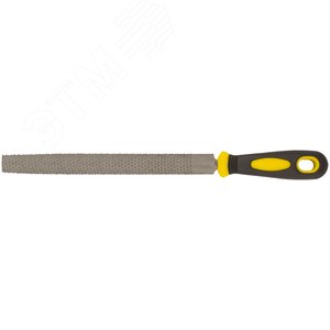 Рашпиль, прорезиненная ручка, полукруглый 200 мм